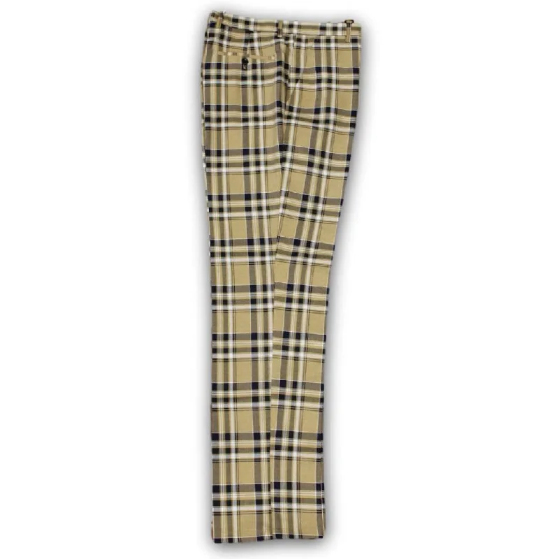Men's relaxed fit casual chino pants for weekend brunchesLinen - Blend Men Casual Pant for Breathable Summer WearPlaid Latte Beige Brown Navy Blue Pants Men's relaxed fit casual chino pants for weekend brunchesLinen - Blend Men Casual Pant for Breathable Summer WearPlaid Latte Beige Brown Navy Blue Pants