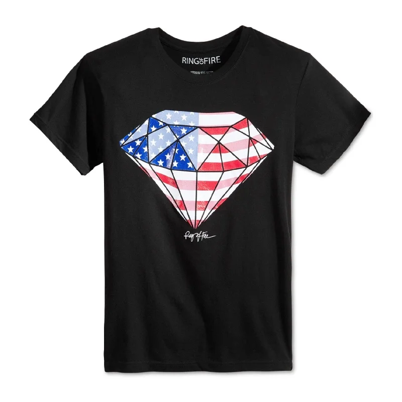 Men's antimicrobial t - shirts for odor - free freshness during travelRelaxed - Fit Men T - Shirt for a Comfortable and Laid - Back StyleRing Of Fire Mens Diamond Flag Graphic T-Shirt, Black, Small Men's antimicrobial t - shirts for odor - free freshness during travelRelaxed - Fit Men T - Shirt for a Comfortable and Laid - Back StyleRing Of Fire Mens Diamond Flag Graphic T-Shirt, Black, Small