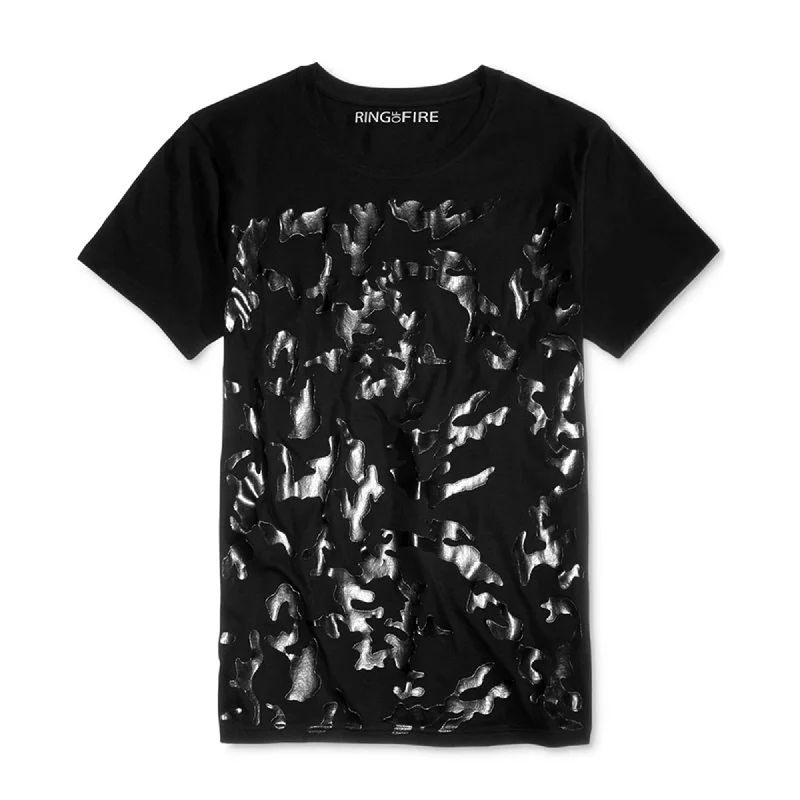 Men's thermal t - shirts with a high - neck design for cold weatherLong - Sleeve Men T - Shirt for Cooler Days and LayeringRing Of Fire Mens Gel-Print Camo Graphic T-Shirt Men's thermal t - shirts with a high - neck design for cold weatherLong - Sleeve Men T - Shirt for Cooler Days and LayeringRing Of Fire Mens Gel-Print Camo Graphic T-Shirt