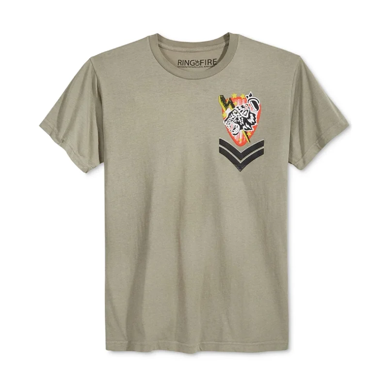 Men's tie - dye t - shirts with a bohemian stylePocket - Equipped Men T - Shirt for Added FunctionalityRing Of Fire Mens Tiger Bomb Squad Embellished T-Shirt Men's tie - dye t - shirts with a bohemian stylePocket - Equipped Men T - Shirt for Added FunctionalityRing Of Fire Mens Tiger Bomb Squad Embellished T-Shirt