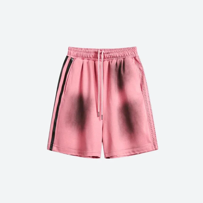 Men's side - stripe track shorts for a sporty running lookQuick - Dry Men Shorts for Water - Related ActivitiesSpray-Effect Sport Shorts