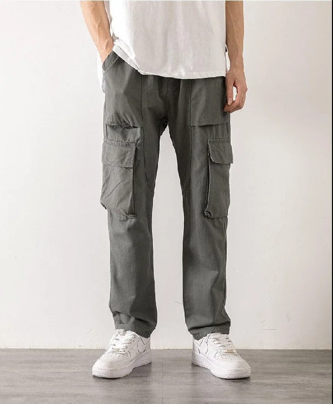 Men's cargo pants with a utility loop for hanging tools or accessoriesAdjustable - Waist and Cuff Men Cargo Pants for a Perfect Fit in All SituationsStraight Leg Cargo Pants Men's cargo pants with a utility loop for hanging tools or accessoriesAdjustable - Waist and Cuff Men Cargo Pants for a Perfect Fit in All SituationsStraight Leg Cargo Pants