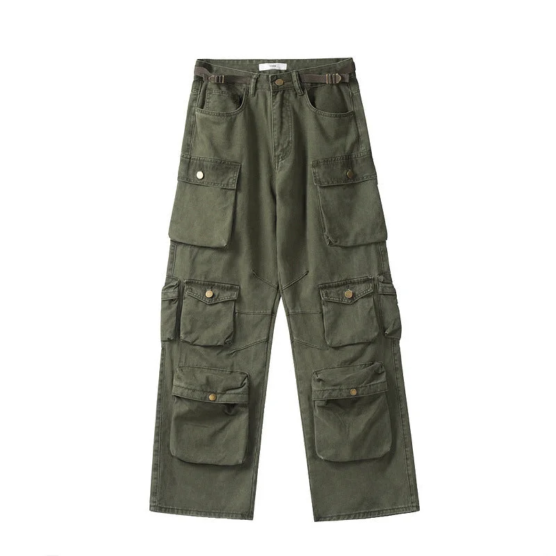 Men's water - resistant nylon cargo pants for rainy outdoor activitiesStretch - Fabric Men Cargo Pants for Enhanced Mobility during Hiking or Climbing?American Street Multi Pocket Baggy Cargo Pants Men's water - resistant nylon cargo pants for rainy outdoor activitiesStretch - Fabric Men Cargo Pants for Enhanced Mobility during Hiking or Climbing?American Street Multi Pocket Baggy Cargo Pants
