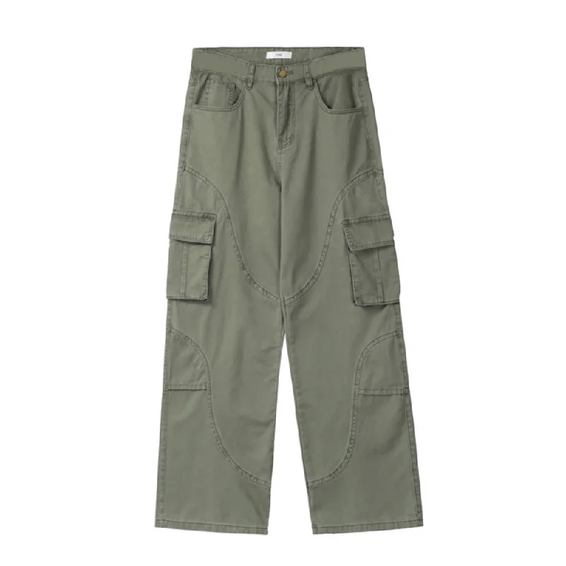Men's loose - fit cargo pants for a relaxed and comfortable lookRip - Stop Men Cargo Pants for Durability in Tough EnvironmentsVintage Multi-Pocket Solid Cargo Pants Men's loose - fit cargo pants for a relaxed and comfortable lookRip - Stop Men Cargo Pants for Durability in Tough EnvironmentsVintage Multi-Pocket Solid Cargo Pants