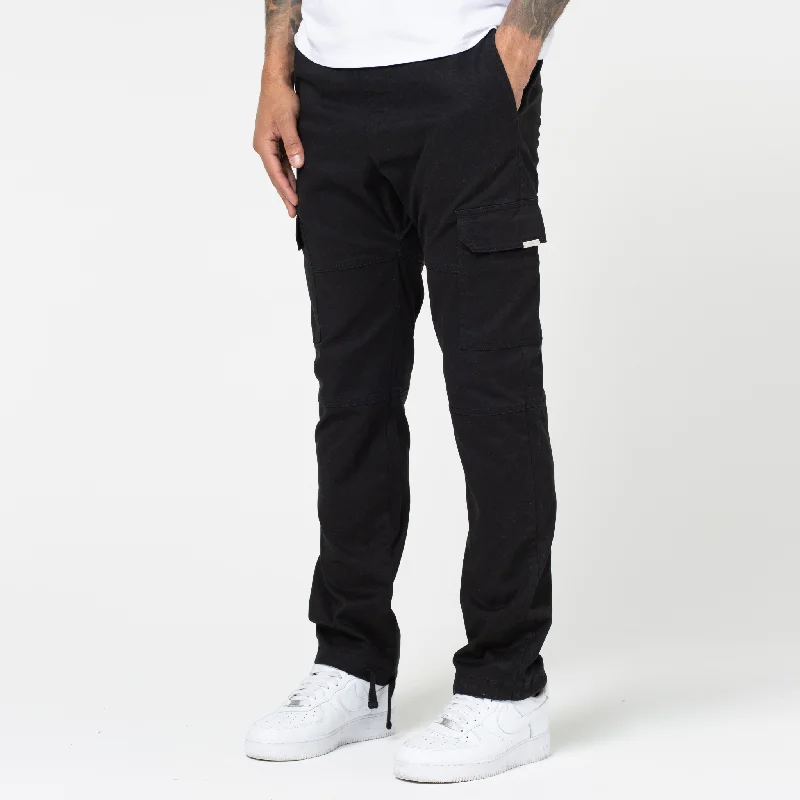 Men's cargo pants with reflective strips for enhanced visibility at nightCargo Pants with a Drawstring Ankle for a Custom and Adjustable FitWashed Open Hem Cargo Pants | Black Men's cargo pants with reflective strips for enhanced visibility at nightCargo Pants with a Drawstring Ankle for a Custom and Adjustable FitWashed Open Hem Cargo Pants | Black