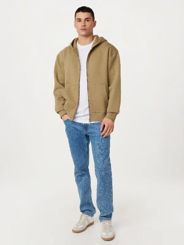 Slim - fit men hoodie to pair with skinny jeansThermal - Insulated Men Hoodie for Cold Winter AdventuresThe Zip Up Fleece Hoodie in Khaki Slim - fit men hoodie to pair with skinny jeansThermal - Insulated Men Hoodie for Cold Winter AdventuresThe Zip Up Fleece Hoodie in Khaki