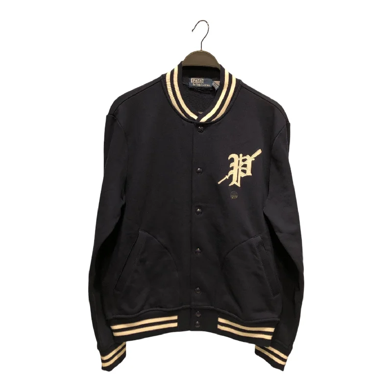 Men fleece - lined leather jackets for a luxurious feelMen Fleece with a Stand - Up Collar for Neck ProtectionPOLO RALPH LAUREN/Baseball Jkt/M/Cotton/BLU/FLEECE BASEBALL JACKET Men fleece - lined leather jackets for a luxurious feelMen Fleece with a Stand - Up Collar for Neck ProtectionPOLO RALPH LAUREN/Baseball Jkt/M/Cotton/BLU/FLEECE BASEBALL JACKET