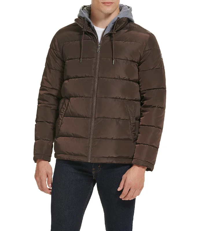 Men down jackets with an adjustable hem to seal out the cold airHigh - Loft Down Men Down Jacket for Maximum InsulationHooded Puffer Jacket With Bib Men down jackets with an adjustable hem to seal out the cold airHigh - Loft Down Men Down Jacket for Maximum InsulationHooded Puffer Jacket With Bib