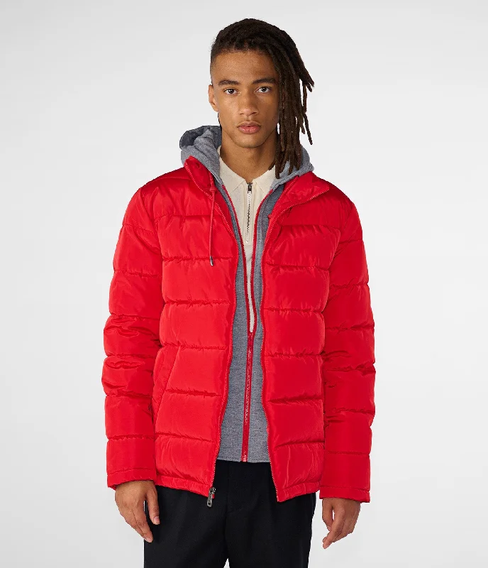 Lightweight men down jackets made for easy layering during travelAdjustable Cuffs and Hem Men Down Jacket for a Custom FitHooded Puffer Jacket With Bib Lightweight men down jackets made for easy layering during travelAdjustable Cuffs and Hem Men Down Jacket for a Custom FitHooded Puffer Jacket With Bib