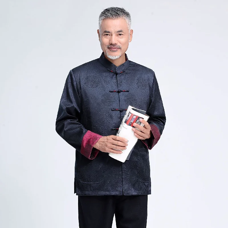 Fleece - lined men jackets for cold - weather commutingWaterproof and Breathable Men Jacket for All - Weather ProtectionAuspicious Pattern Brocade Traditional Chinese Jacket with Strap Buttons Fleece - lined men jackets for cold - weather commutingWaterproof and Breathable Men Jacket for All - Weather ProtectionAuspicious Pattern Brocade Traditional Chinese Jacket with Strap Buttons