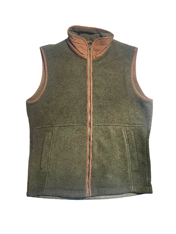 Patterned men waistcoats with floral prints for a stylish twistVelvet Men Waistcoat for a Luxurious and Sophisticated AppealAYLSHAM GREEN FLEECE GILET