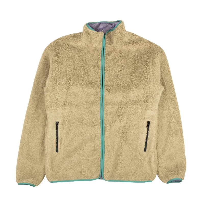 Men fleece - trimmed ski masks for winter sportsMen Fleece with a Thermal - Insulating Layer for Cold WeatherJOHN ELLIOTT Tan Abstract Reversible Polar Fleece Jacket Men fleece - trimmed ski masks for winter sportsMen Fleece with a Thermal - Insulating Layer for Cold WeatherJOHN ELLIOTT Tan Abstract Reversible Polar Fleece Jacket