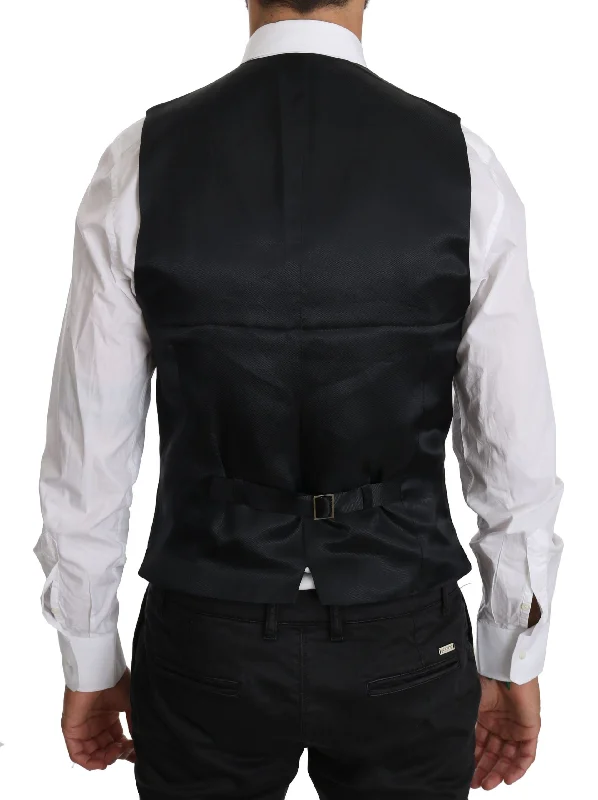 Lightweight men vest made from recycled materials for eco - conscious consumersPaisley - Printed Men Waistcoat for a Bold and Exotic StyleDolce & Gabbana Blue Wool Waistcoat Formal Gilet Men's Vest Lightweight men vest made from recycled materials for eco - conscious consumersPaisley - Printed Men Waistcoat for a Bold and Exotic StyleDolce & Gabbana Blue Wool Waistcoat Formal Gilet Men's Vest