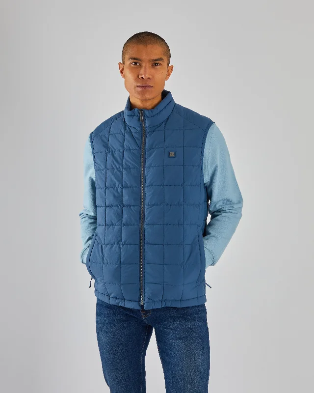 Linen men vest in earthy tones for a summer beach vibePocket - Detailed Men Waistcoat with Multiple Pockets for StorageJoe Gilet Indigo Navy Linen men vest in earthy tones for a summer beach vibePocket - Detailed Men Waistcoat with Multiple Pockets for StorageJoe Gilet Indigo Navy