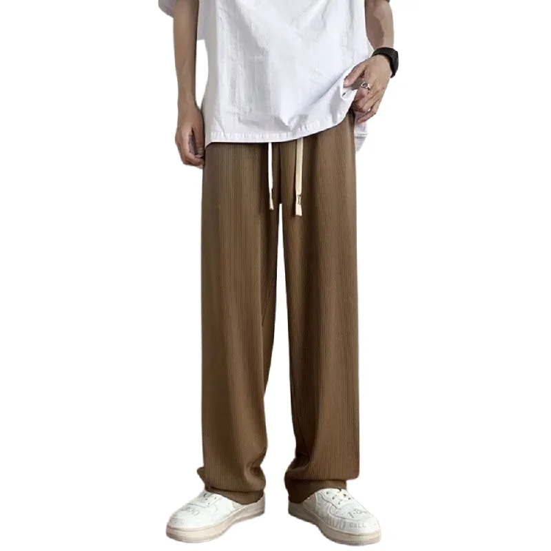 Classic Solid Color Straight Sweatpants