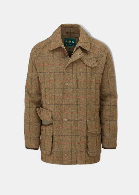 Men coats with a water - resistant finish for light rain and splashesMen Down Jacket with a High - Collar for Neck ProtectionCombrook Men's Waterproof Tweed Coat In Thyme - Regular Fit Men coats with a water - resistant finish for light rain and splashesMen Down Jacket with a High - Collar for Neck ProtectionCombrook Men's Waterproof Tweed Coat In Thyme - Regular Fit