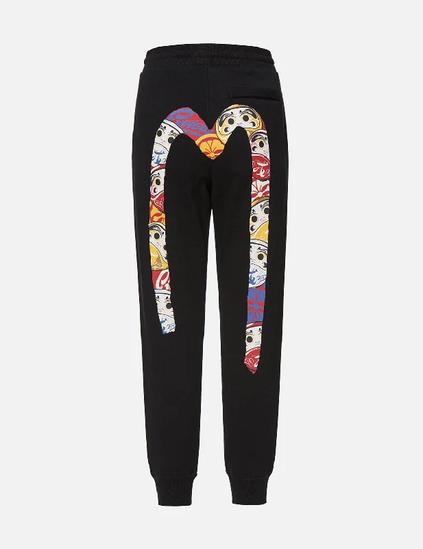 Daruma Daicock Print Sweatpants