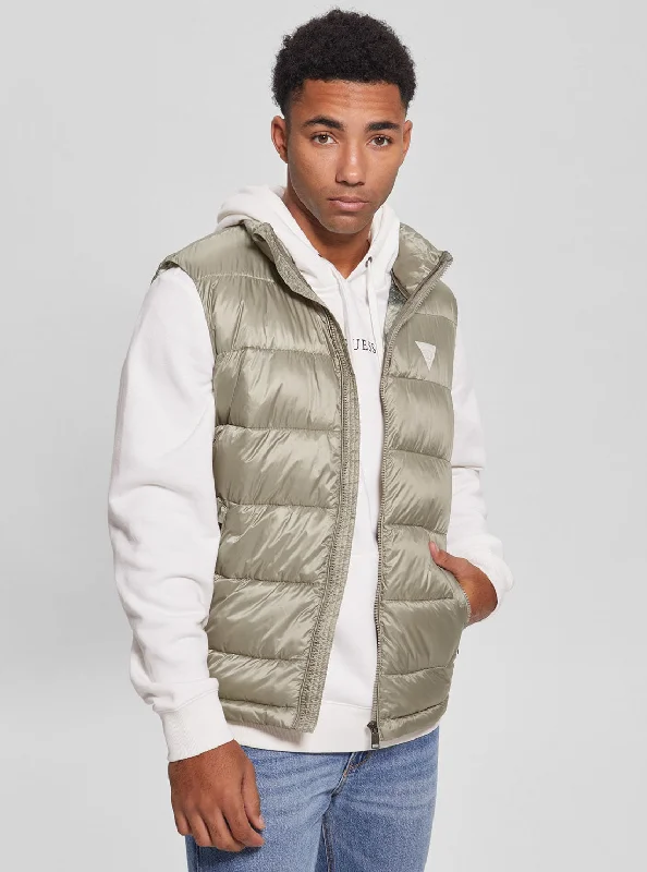 Lightweight men vest made from recycled materials for eco - conscious consumersPaisley - Printed Men Waistcoat for a Bold and Exotic StyleEco Green Super Light Puffer Vest Lightweight men vest made from recycled materials for eco - conscious consumersPaisley - Printed Men Waistcoat for a Bold and Exotic StyleEco Green Super Light Puffer Vest