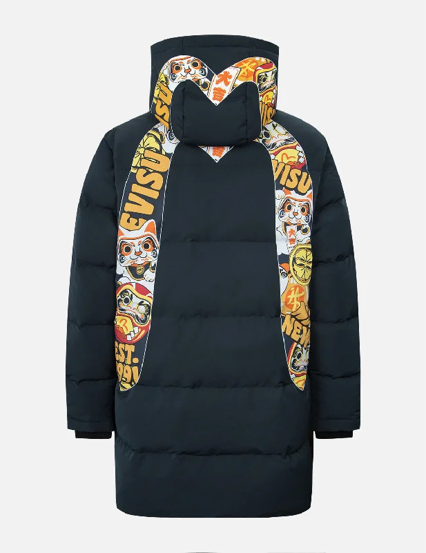 Men down jackets with a trendy color - block design for a fashion - forward lookReflective - Accent Men Down Jacket for Visibility in Low - LightEVISU Squad Daicock Print Down Coat Men down jackets with a trendy color - block design for a fashion - forward lookReflective - Accent Men Down Jacket for Visibility in Low - LightEVISU Squad Daicock Print Down Coat