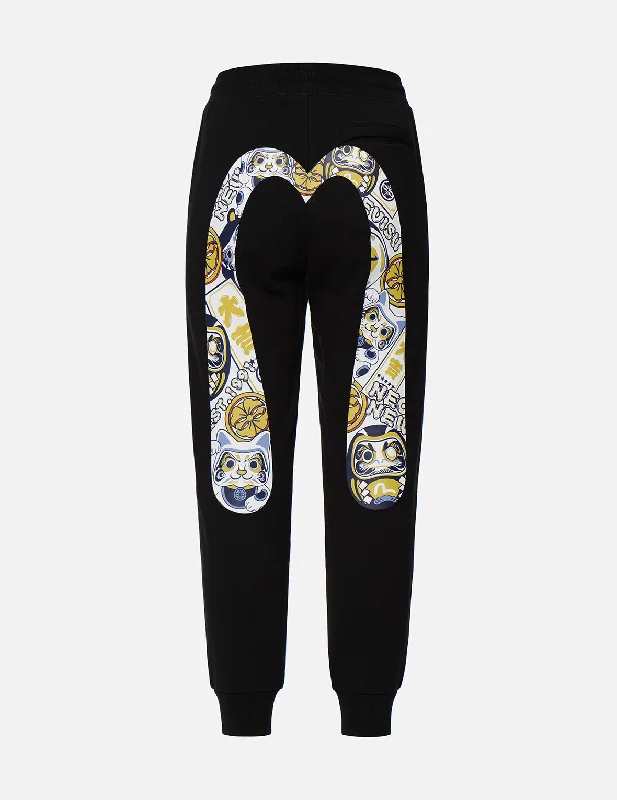 EVISU Squad Daicock Print Sweatpants