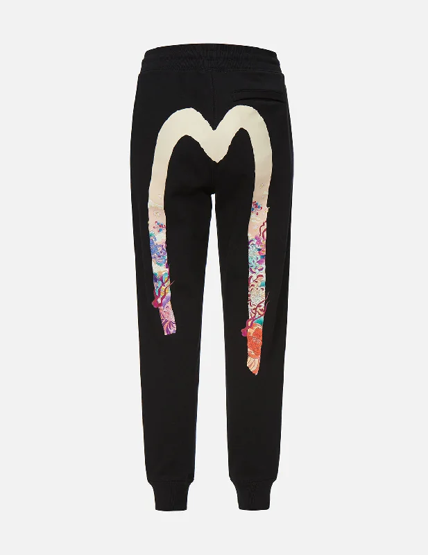 Floral Décor Daicock Print Sweatpants