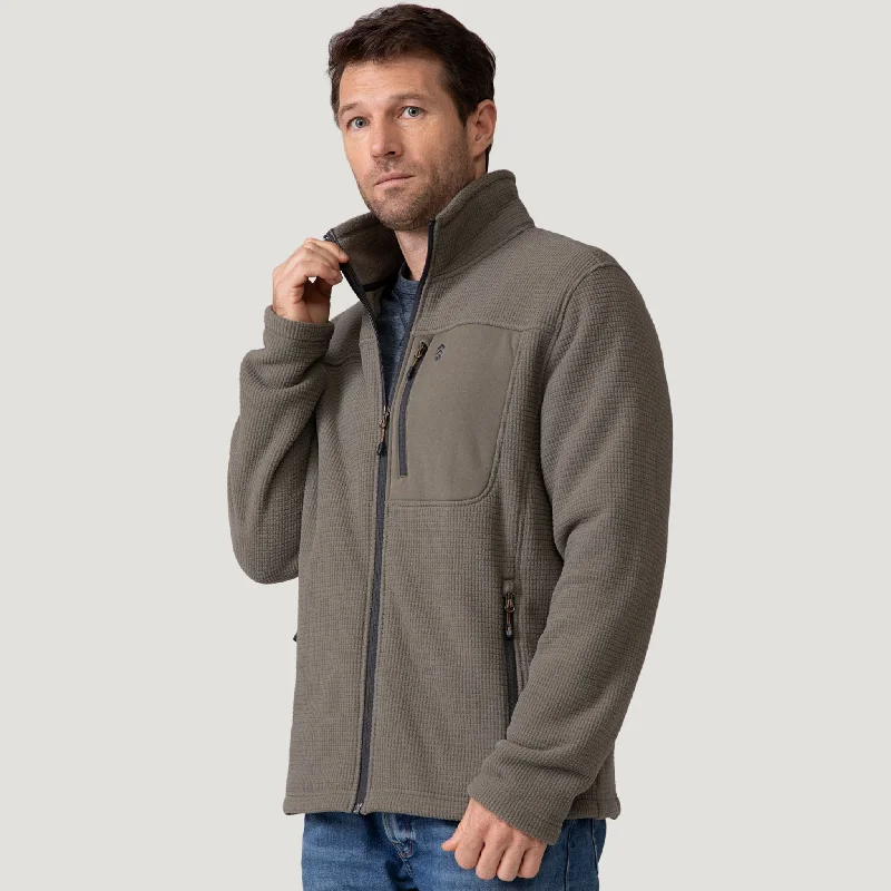 Men fleece - trimmed flannel shirts for a rustic charmMen Fleece with a Brushed - Back Finish for Extra SoftnessFree Country Men's Dire Wolf II Grid Fleece Jacket Men fleece - trimmed flannel shirts for a rustic charmMen Fleece with a Brushed - Back Finish for Extra SoftnessFree Country Men's Dire Wolf II Grid Fleece Jacket