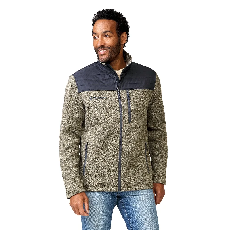 Men fleece - filled down vests for lightweight warmthMen Fleece with a Color - Blocked Design for a Bold LookFree Country Men's Frore Sweater Knit Fleece Jacket Men fleece - filled down vests for lightweight warmthMen Fleece with a Color - Blocked Design for a Bold LookFree Country Men's Frore Sweater Knit Fleece Jacket