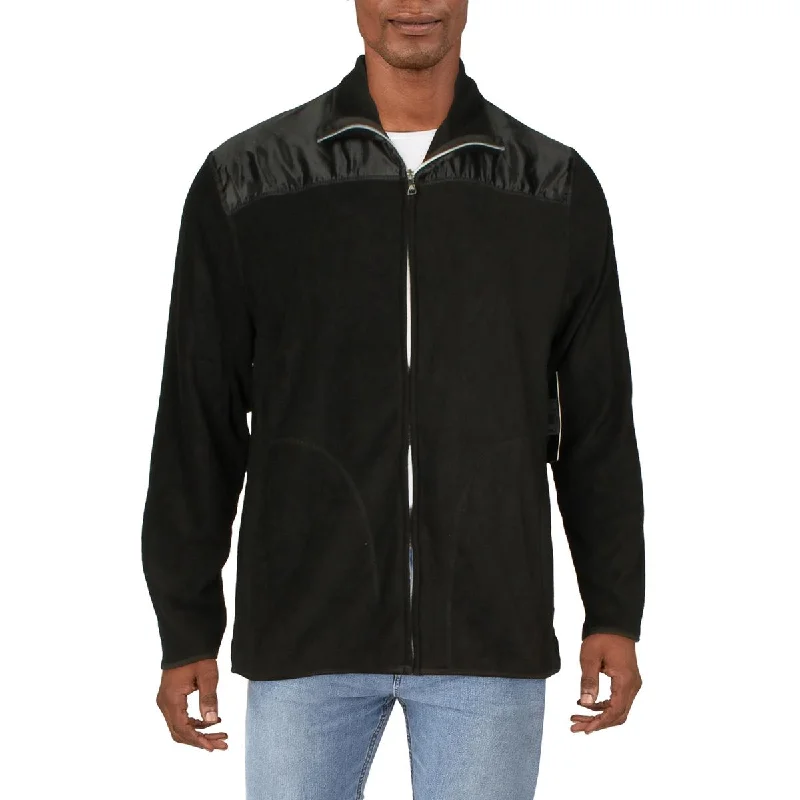 Men fleece - trimmed slippers for cozy indoor wearMen Fleece with a Zip - Pocket for Storing ValuablesGalaxy by Harvic Mens Mock Neck Lightweight Fleece Jacket Men fleece - trimmed slippers for cozy indoor wearMen Fleece with a Zip - Pocket for Storing ValuablesGalaxy by Harvic Mens Mock Neck Lightweight Fleece Jacket