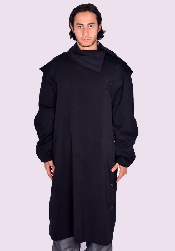Men coats with a detachable faux - fur collar for a trendy and warm touchCompressible Men Down Jacket that Fits into a Small PouchKIKO KOSTADINOV MEN KKAW24C01-60 BENDIX COAT RAVEN BLACK (New season FW24) Men coats with a detachable faux - fur collar for a trendy and warm touchCompressible Men Down Jacket that Fits into a Small PouchKIKO KOSTADINOV MEN KKAW24C01-60 BENDIX COAT RAVEN BLACK (New season FW24)