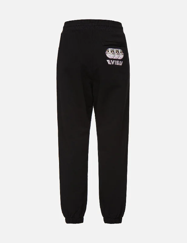 Kokeshi Daruma Embroidered Sweatpants