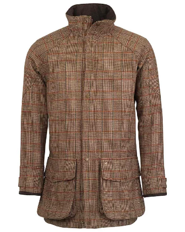 Men coats with a water - resistant finish for light rain and splashesMen Down Jacket with a High - Collar for Neck ProtectionLaksen Cavendish Tweed Fairfax Coat With CTX Men coats with a water - resistant finish for light rain and splashesMen Down Jacket with a High - Collar for Neck ProtectionLaksen Cavendish Tweed Fairfax Coat With CTX