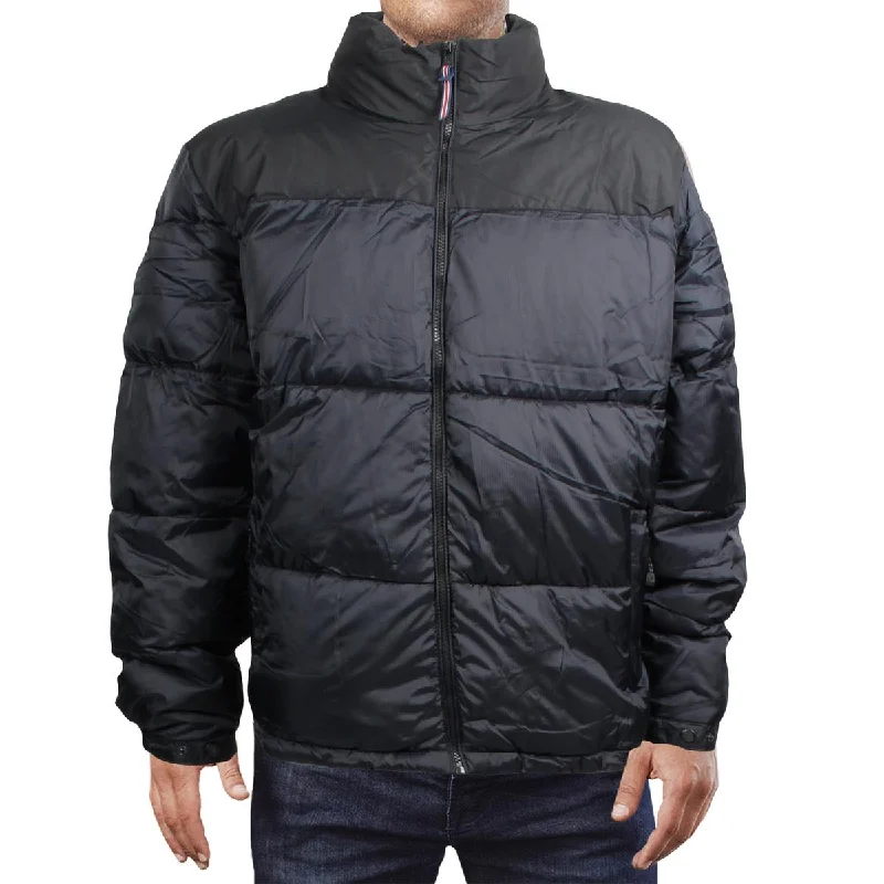 Men down jackets with a trendy color - block design for a fashion - forward lookReflective - Accent Men Down Jacket for Visibility in Low - LightLondon Fog Men's Quilted Colorblock Puffer Coat with Stand Collar Men down jackets with a trendy color - block design for a fashion - forward lookReflective - Accent Men Down Jacket for Visibility in Low - LightLondon Fog Men's Quilted Colorblock Puffer Coat with Stand Collar