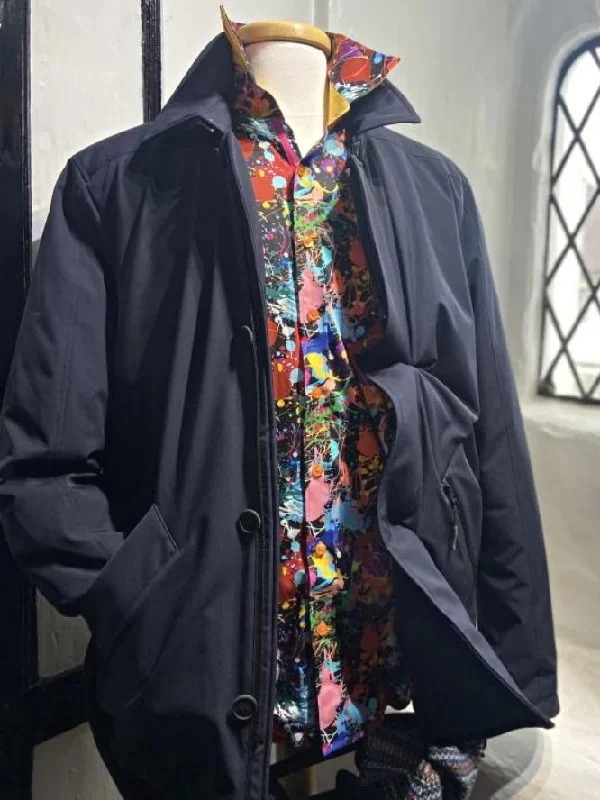 Camouflage men coats for outdoor enthusiasts and huntersQuilted Pattern Men Down Jacket with a Stylish and Warm DesignMARINO DARK BLUE ANORAK Camouflage men coats for outdoor enthusiasts and huntersQuilted Pattern Men Down Jacket with a Stylish and Warm DesignMARINO DARK BLUE ANORAK