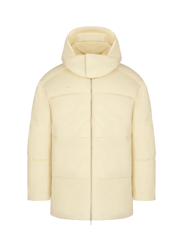 Ultra - warm men down jackets with 90% goose down fill for extreme coldUltra - Lightweight Men Down Jacket for Easy Packing and TravelMens Flower-Warmth Recycled Nylon Long Puffer—rind yellow Ultra - warm men down jackets with 90% goose down fill for extreme coldUltra - Lightweight Men Down Jacket for Easy Packing and TravelMens Flower-Warmth Recycled Nylon Long Puffer—rind yellow