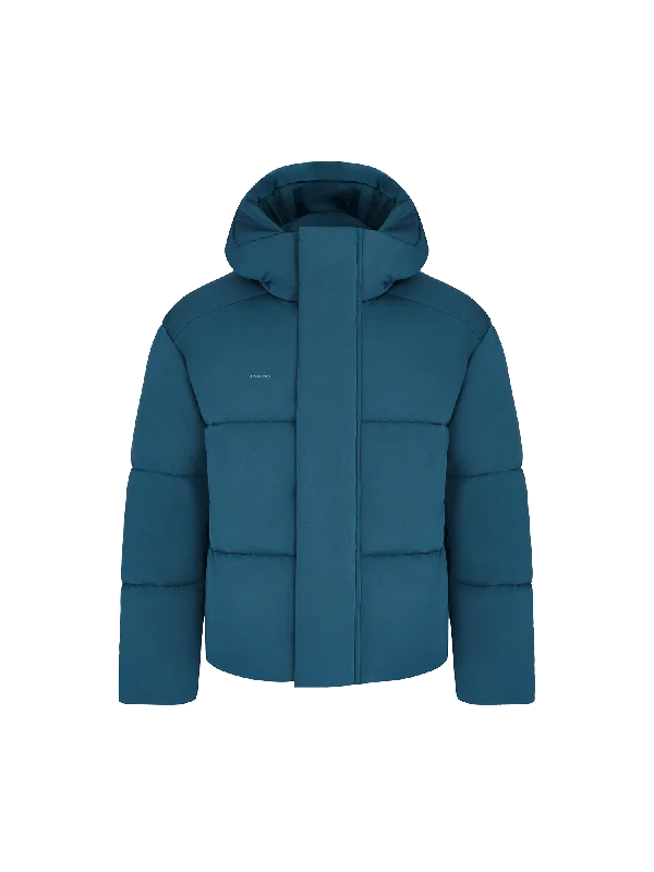 Men down jackets with an adjustable hem to seal out the cold airHigh - Loft Down Men Down Jacket for Maximum InsulationMen’s Flower-Warmth Recycled Nylon Puffer—storm blue Men down jackets with an adjustable hem to seal out the cold airHigh - Loft Down Men Down Jacket for Maximum InsulationMen’s Flower-Warmth Recycled Nylon Puffer—storm blue