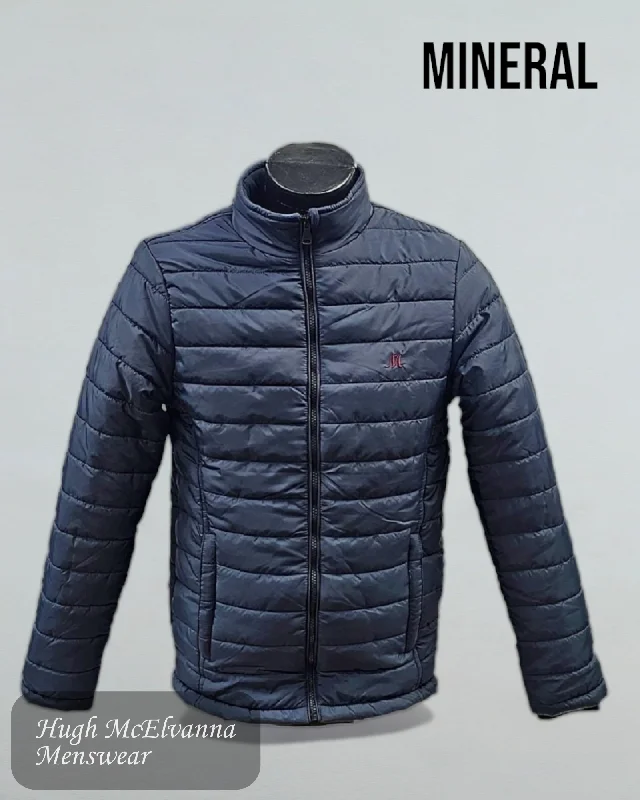 Men jackets with a hidden interior pocket for secure storageHooded Men Jacket with a Removable Hood for VersatilityMens Mineral Navy CLIMATE Puffa Jacket Men jackets with a hidden interior pocket for secure storageHooded Men Jacket with a Removable Hood for VersatilityMens Mineral Navy CLIMATE Puffa Jacket