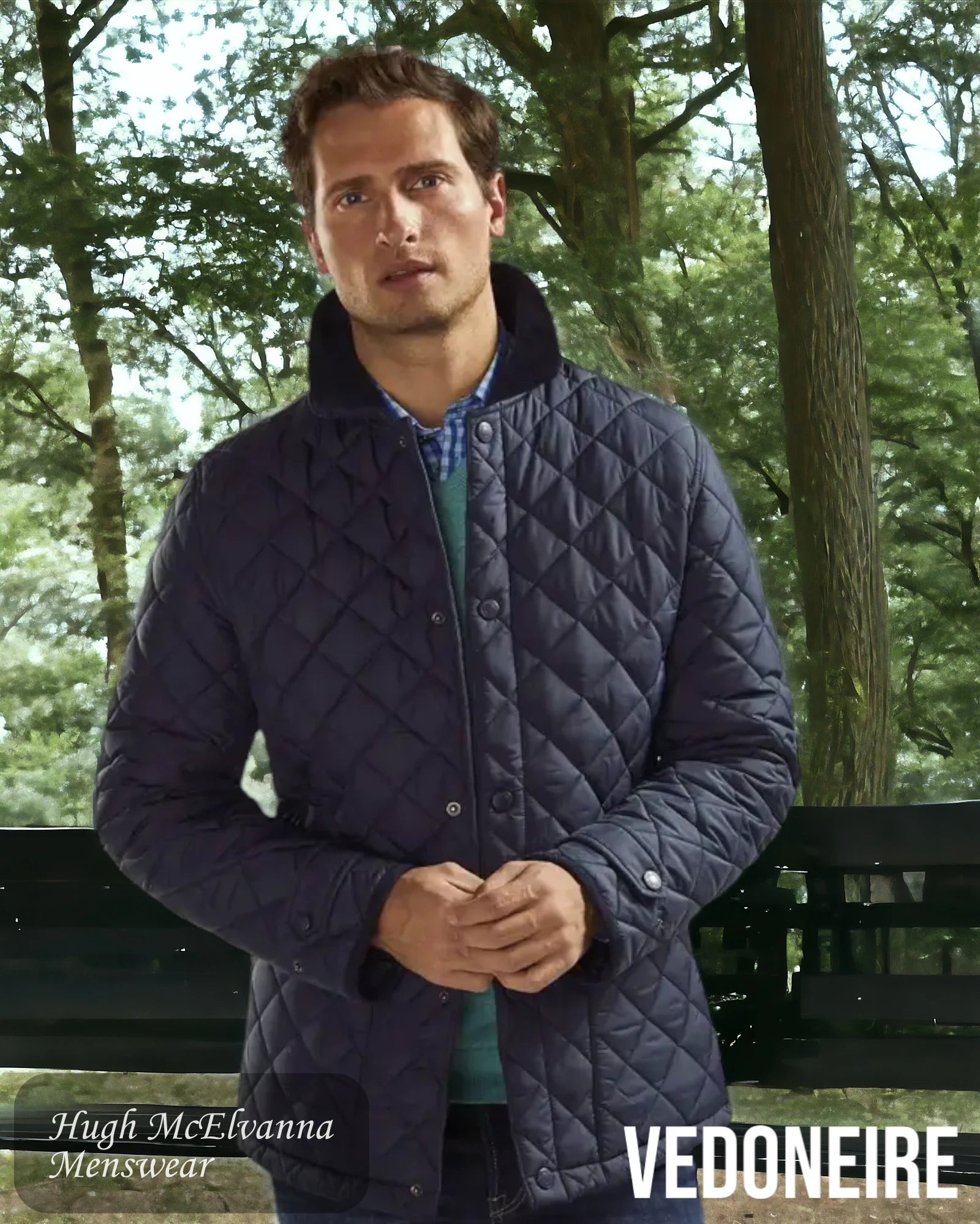 Men jackets with a built - in hood that can be stowed away when not in useCamouflage - Patterned Men Jacket for Outdoor EnthusiastsMen's Navy Quilted Jacket by Vedoneire Style: 3172 Men jackets with a built - in hood that can be stowed away when not in useCamouflage - Patterned Men Jacket for Outdoor EnthusiastsMen's Navy Quilted Jacket by Vedoneire Style: 3172