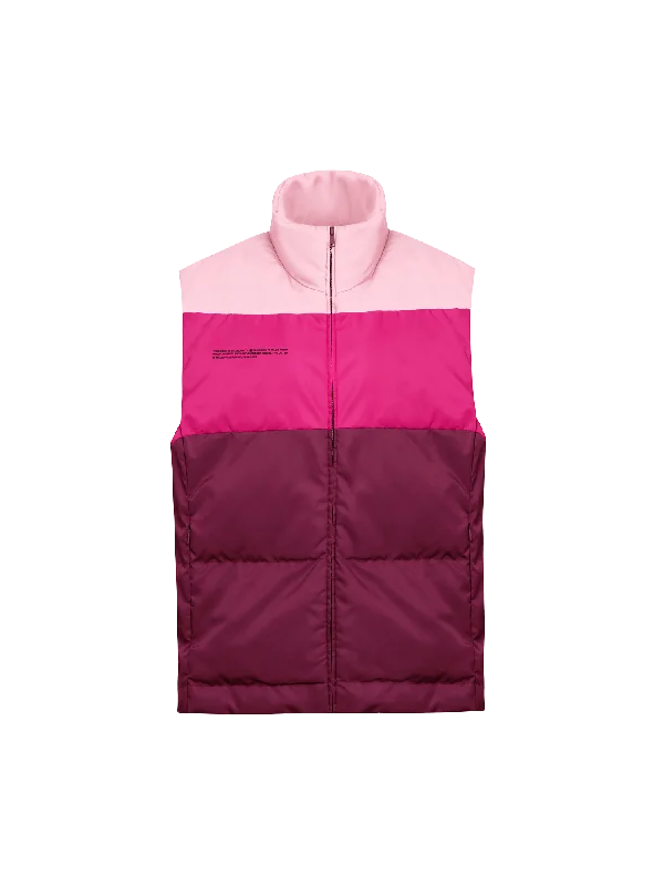 Zip - front men vest with multiple inner pockets for storageEmbroidered Men Waistcoat with Intricate and Decorative DesignsMens FLWRDWN™ Gilet—plum purple Zip - front men vest with multiple inner pockets for storageEmbroidered Men Waistcoat with Intricate and Decorative DesignsMens FLWRDWN™ Gilet—plum purple