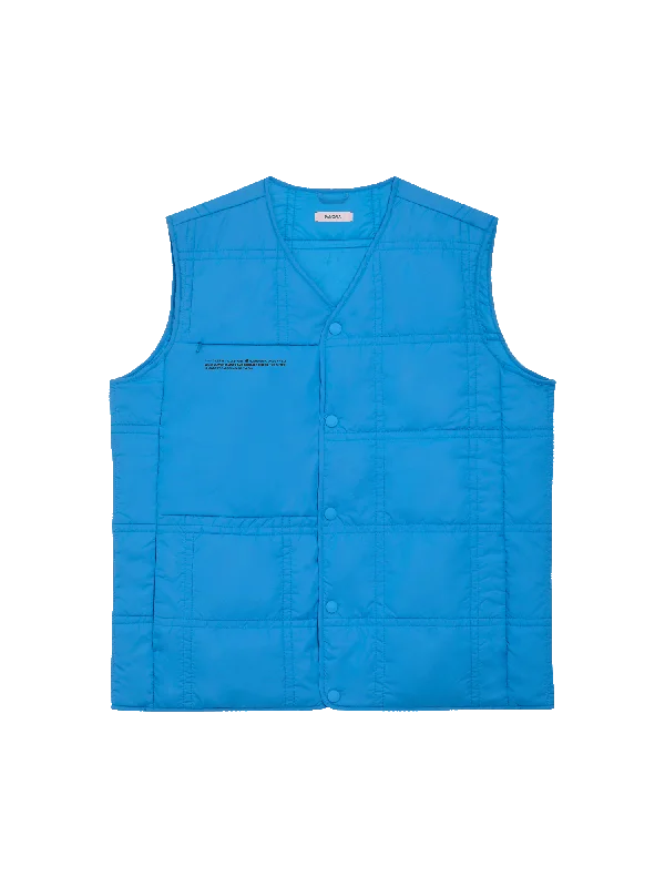 Performance - driven men vest with moisture - wicking properties for workoutsWaistcoat with a Hidden Inner Pocket for ValuablesMens Flower-Warmth Quilted Gilet—cerulean blue Performance - driven men vest with moisture - wicking properties for workoutsWaistcoat with a Hidden Inner Pocket for ValuablesMens Flower-Warmth Quilted Gilet—cerulean blue