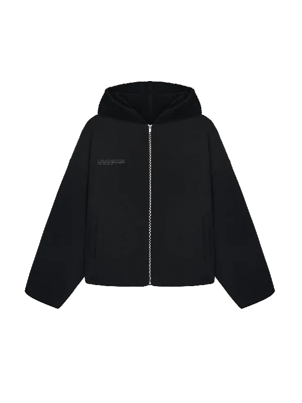 Men fleece - lined work gloves for outdoor laborMen Fleece with a Thumb - Hole Cuffs for Added ComfortMens Recycled Wool Fleece Reversible Bomber Jacket—black Men fleece - lined work gloves for outdoor laborMen Fleece with a Thumb - Hole Cuffs for Added ComfortMens Recycled Wool Fleece Reversible Bomber Jacket—black
