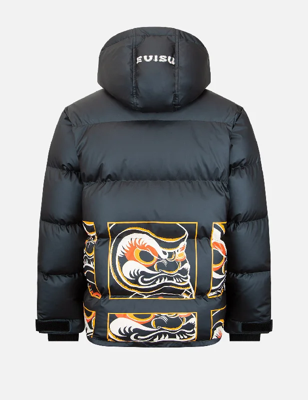 Men down jackets with multiple zippered pockets for secure storageTwo - Way Zip Men Down Jacket for Easy MovementMulti-Daruma Print Down Jacket Men down jackets with multiple zippered pockets for secure storageTwo - Way Zip Men Down Jacket for Easy MovementMulti-Daruma Print Down Jacket