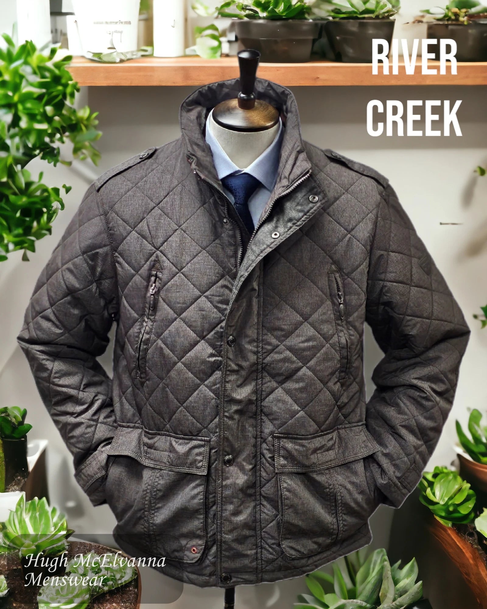 Men coats with a wind - resistant outer layer for blustery weatherHigh - Loft Down Men Down Jacket for Maximum InsulationQuilted Coat By River Creek Style: 60617 Men coats with a wind - resistant outer layer for blustery weatherHigh - Loft Down Men Down Jacket for Maximum InsulationQuilted Coat By River Creek Style: 60617