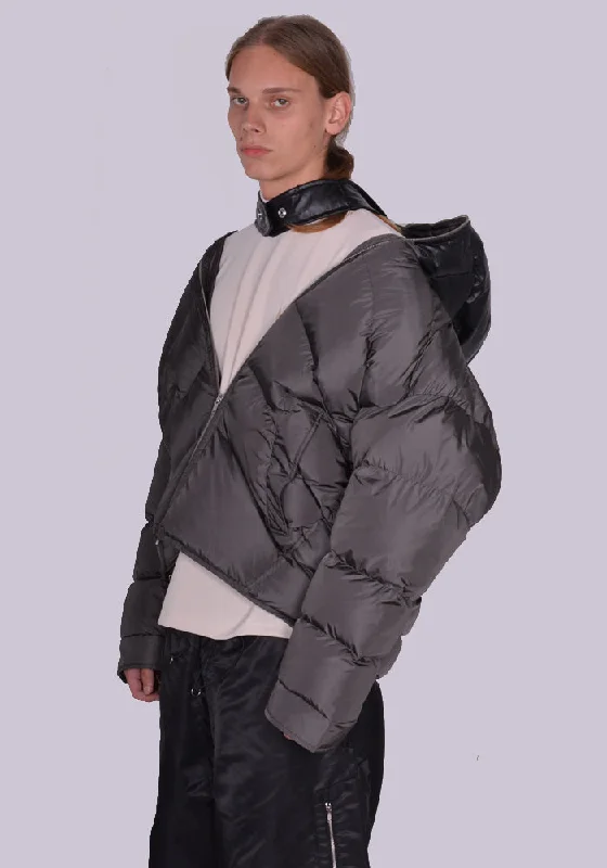 Men down jackets with a high - collar design for enhanced neck protectionDetachable Lining Men Down Jacket for Versatile WearRANDOM IDENTITIES NY-15-22 DUVET PUFFER JACKET CHARCOAL Men down jackets with a high - collar design for enhanced neck protectionDetachable Lining Men Down Jacket for Versatile WearRANDOM IDENTITIES NY-15-22 DUVET PUFFER JACKET CHARCOAL