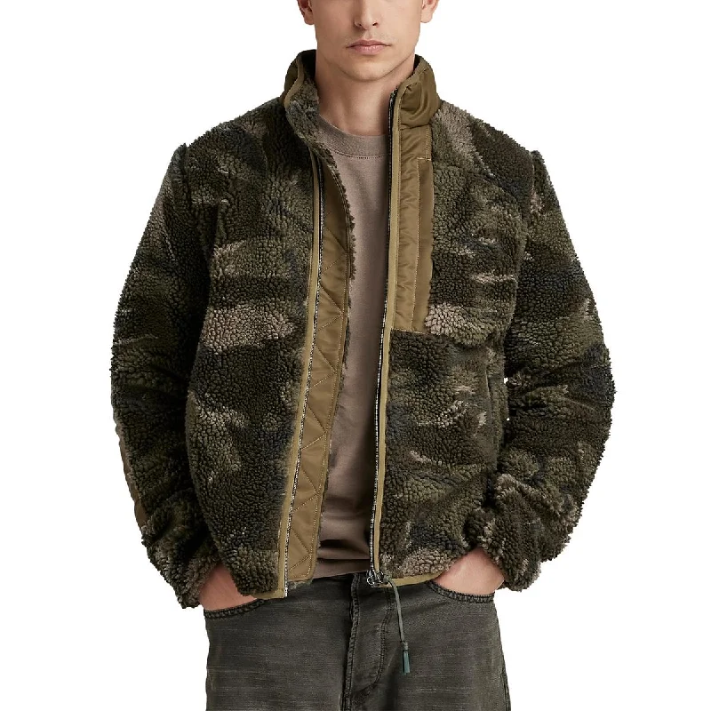 Men fleece - backed compression shirts for workoutsMen Fleece with a Stretch - Fabric for a Comfortable FitRaw Mens Cold Weather Camoulage Fleece Jacket Men fleece - backed compression shirts for workoutsMen Fleece with a Stretch - Fabric for a Comfortable FitRaw Mens Cold Weather Camoulage Fleece Jacket