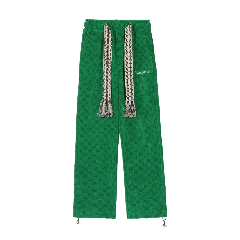 Retro solid color drawstring Sweatpants