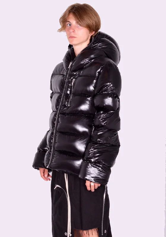 Slim - fit men down jackets in sleek black for a modern and stylish lookWater - Repellent Men Down Jacket for Protection in Wet ConditionsRICK OWENS MEN RU02D6722 NLD4 SEALED DOWN JACKET BLACK (New Season FW24) Slim - fit men down jackets in sleek black for a modern and stylish lookWater - Repellent Men Down Jacket for Protection in Wet ConditionsRICK OWENS MEN RU02D6722 NLD4 SEALED DOWN JACKET BLACK (New Season FW24)
