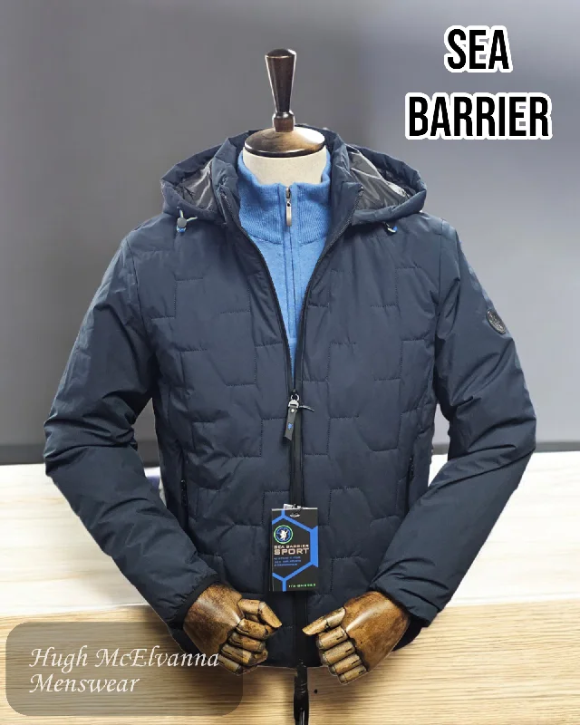 Corduroy men jackets in earthy tones for a rustic charmPuffer - Style Men Jacket with a Lightweight and Warm ConstructionSea Barrier LEONE Navy Hooded Jacket Corduroy men jackets in earthy tones for a rustic charmPuffer - Style Men Jacket with a Lightweight and Warm ConstructionSea Barrier LEONE Navy Hooded Jacket