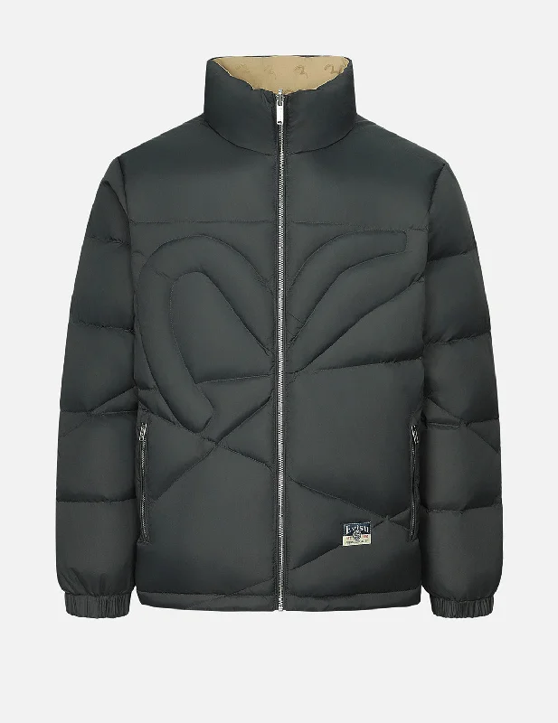 Men down jackets with a water - repellent outer shell for wet winter daysCompressible Men Down Jacket that Fits into a Small PouchSeagull Print Loose Fit Reversible Down Jacket Men down jackets with a water - repellent outer shell for wet winter daysCompressible Men Down Jacket that Fits into a Small PouchSeagull Print Loose Fit Reversible Down Jacket