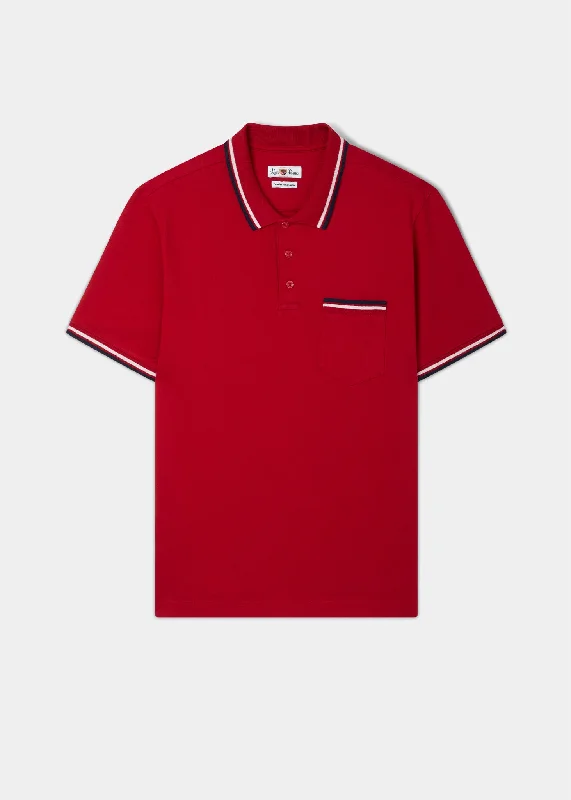 Men coats with multiple inner pockets for convenient storage of essentialsTwo - Way Zip Men Down Jacket for Easy MovementShoreham Polo Shirt with Tipped Trim In Rosso Men coats with multiple inner pockets for convenient storage of essentialsTwo - Way Zip Men Down Jacket for Easy MovementShoreham Polo Shirt with Tipped Trim In Rosso