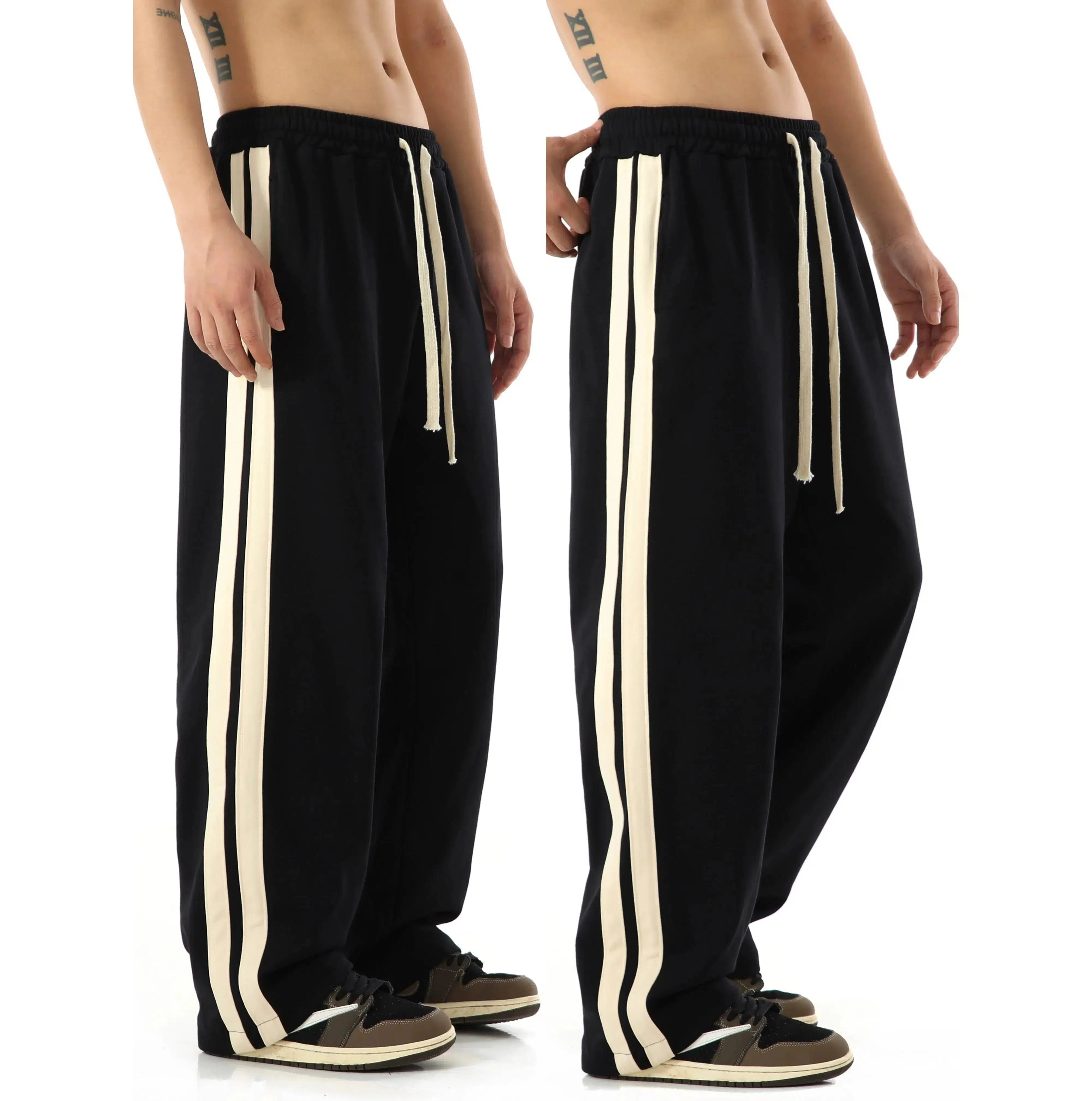 Side Striped Casual Sweatpants